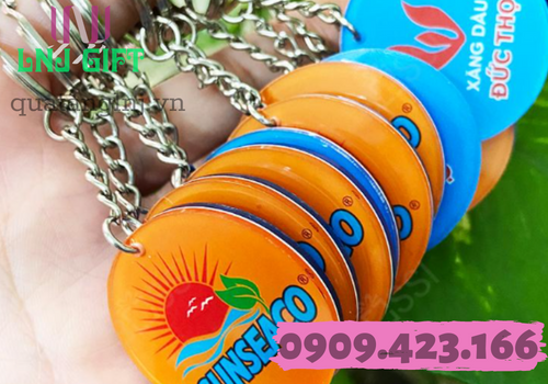 in móc khóa quảng cao