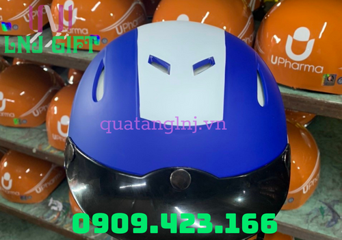 in nón bảo hiểm quà tặng