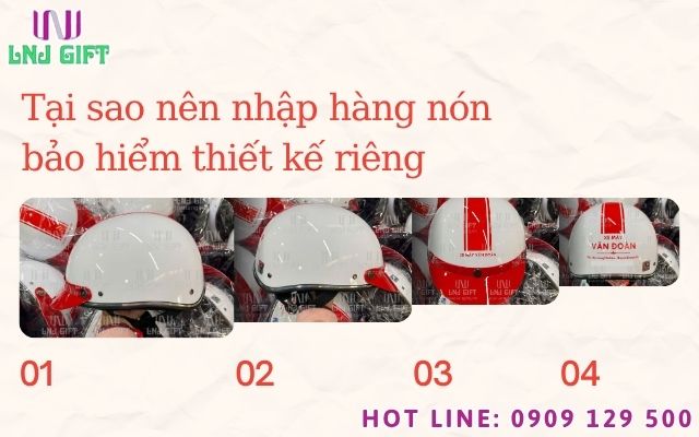 Tại sao nên nhập hàng nón bảo hiểm thiết kế riêng