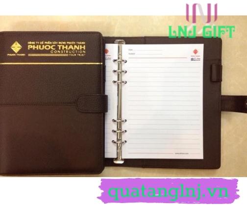 Tổng hợp các mẫu sổ da in logo làm quà tặng đẹp nhất