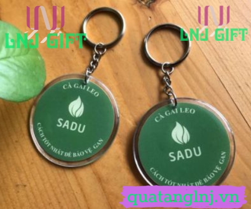 Nhận sản xuất móc khóa nhựa in logo quảng cáo giá rẻ