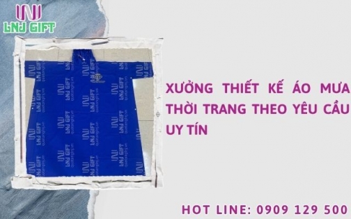 Xưởng thiết kế áo mưa thời trang theo yêu cầu uy tín